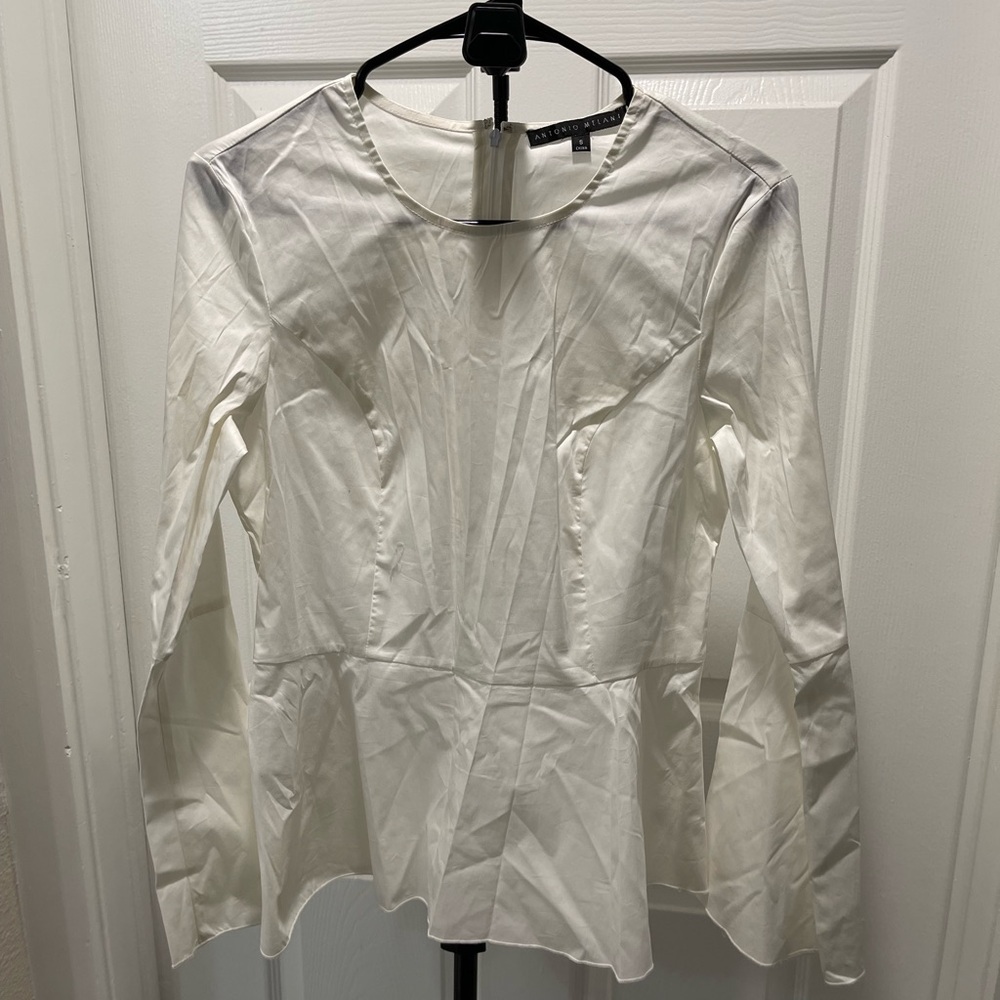 🛑 ANTONIO MELANI White Women's Top